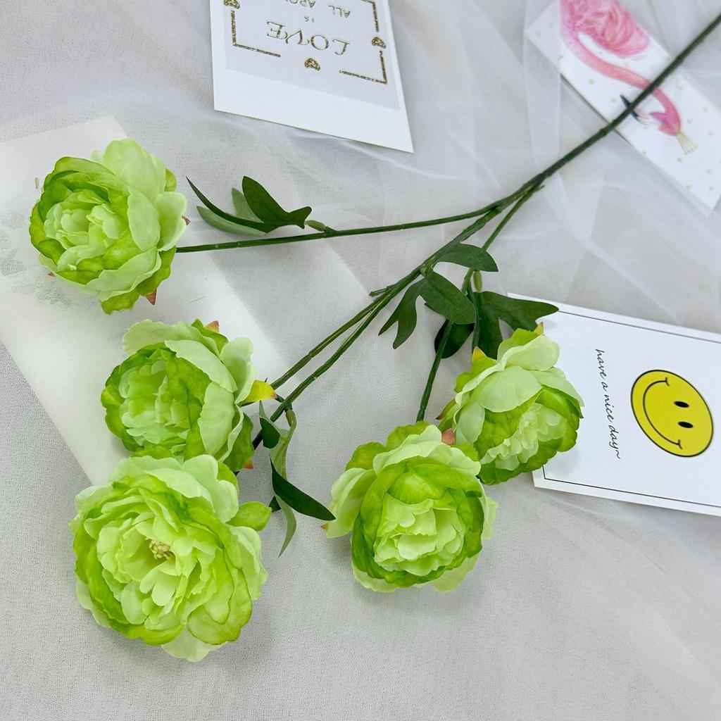 Peony Flower Artificial Wedding Hotel Restaurant Decoration Desktop Ornament