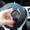 Fashion Trend Luminous Automatic Mechanical Watch Men'S Watch Large Dial Silicone Strap Watch Versatile