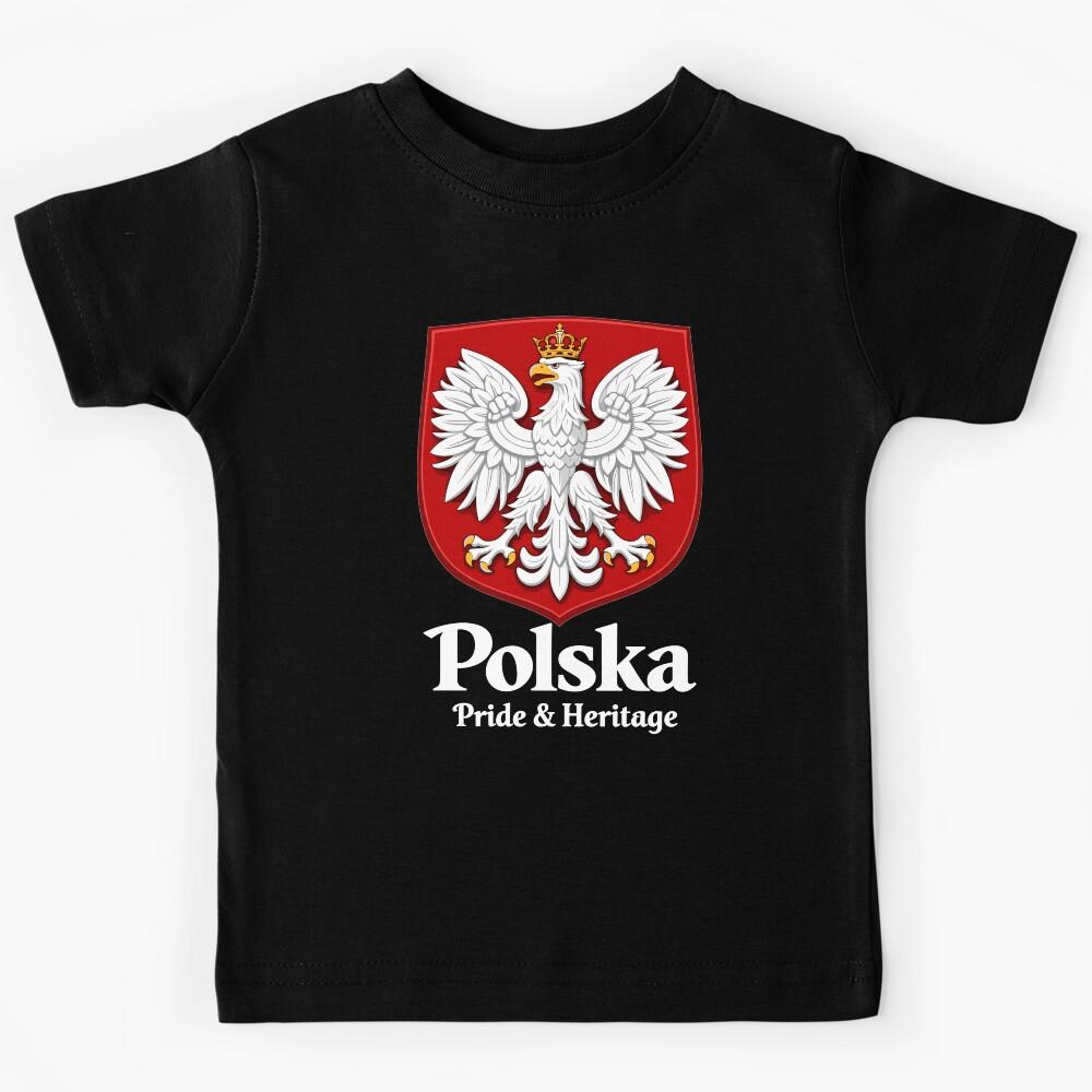 Polska Pride & Heritage – Polish Coat of Arms T-Shirt Kids T-Shirt 100