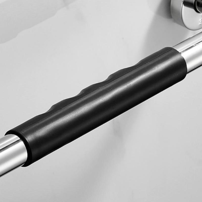 Shower Handle for Seniors, Bathroom Safety Grab Bar, 2 Piece 13.77 Inch Stainless Steel Non-Slip Shower Safety Grab Bar with Silicone Handle