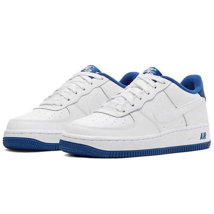 Nike Air Force 1 Low Branco Azul Royal Profundo GS CD6915-102
