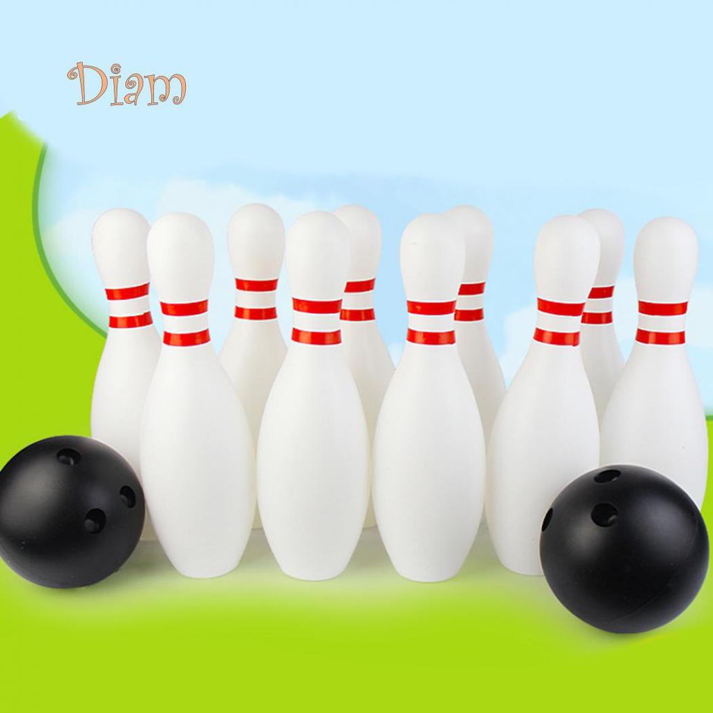 OBS 12Pcs/Set Toddler Kids Bowling Game Set Outdoor Indoor Sports Learning Toy Gift