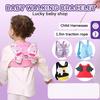 2-in-1 Design Anti-lost Walking Harness Wrist Link Strap Baby Safety Reins  Walking Safety