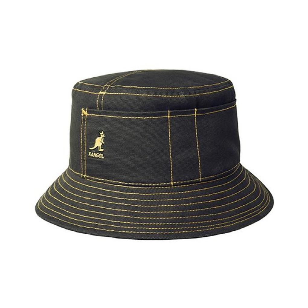 KANGOL Oversized Workwear Bucket Hat K5273 Charcoal