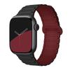 Compatible Silicone Magnetic Buckle Band for Apple Watch Series 1-11, Ultra 3, SE 3 Three-Bead Style