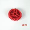 Serie MOC Gear Piattaforma Rotante con Ingranaggi High-tech Fai da Te a Particelle Piccole Ingranaggio Differenziale Cremagliera