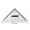 W89C Isosceles Triangle-shaped Stencil Handy Drafting Tool for Architector Cartoonist