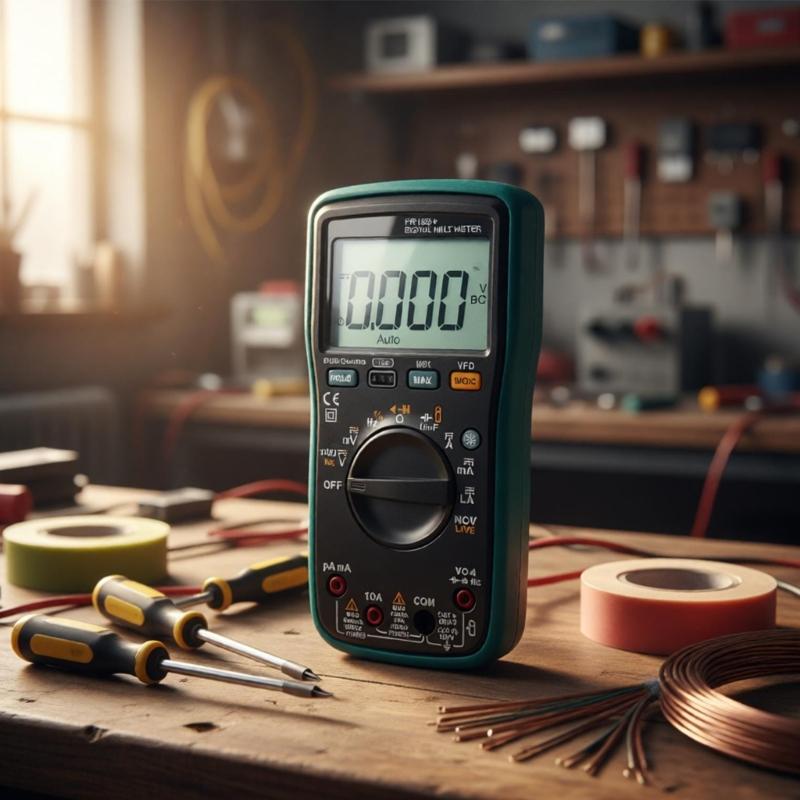 Handheld Digital Multimeter with NCV and 6000-Count Screen for Equipment Service and Wiring Inspection Daily Tasks