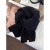 Korean Version Solid Color Versatile Autumn and Winter New Wool Couple Student Small Scarf Cute Knitted Warm Scarf