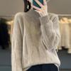 Women Sweater 100% Wool MODERN NEW SAGA Turtleneck Knit Pullover Thick Winter Jumpers Female Knit Tops