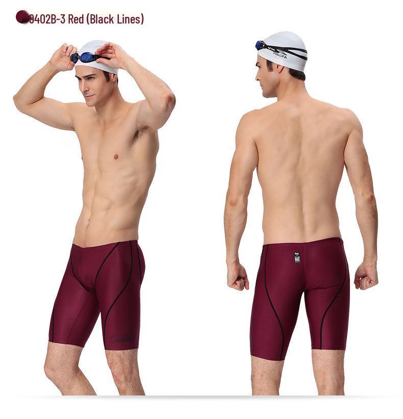 Yingfa Men's Five-Point Professional Training Competition Swimsuit