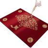 Festive Chinese Style Entrance Mat - Non-Slip, Dirt-Resistant, Mud-Scraping Crystal Velvet.