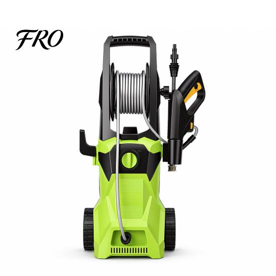 Trigger Start Stop Pressure Washer 4800PSI Electric with 4 Nozzles & 33Ft Hose High Cleaner Power Overheat Protect for Car Fence Patio Cleaning
