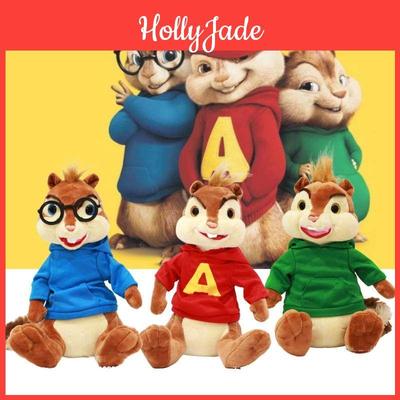 Kuscheliges Alvin und die Chipmunks Plüschtier Weiche Stofftierpuppe Spielzeug Geschenk
