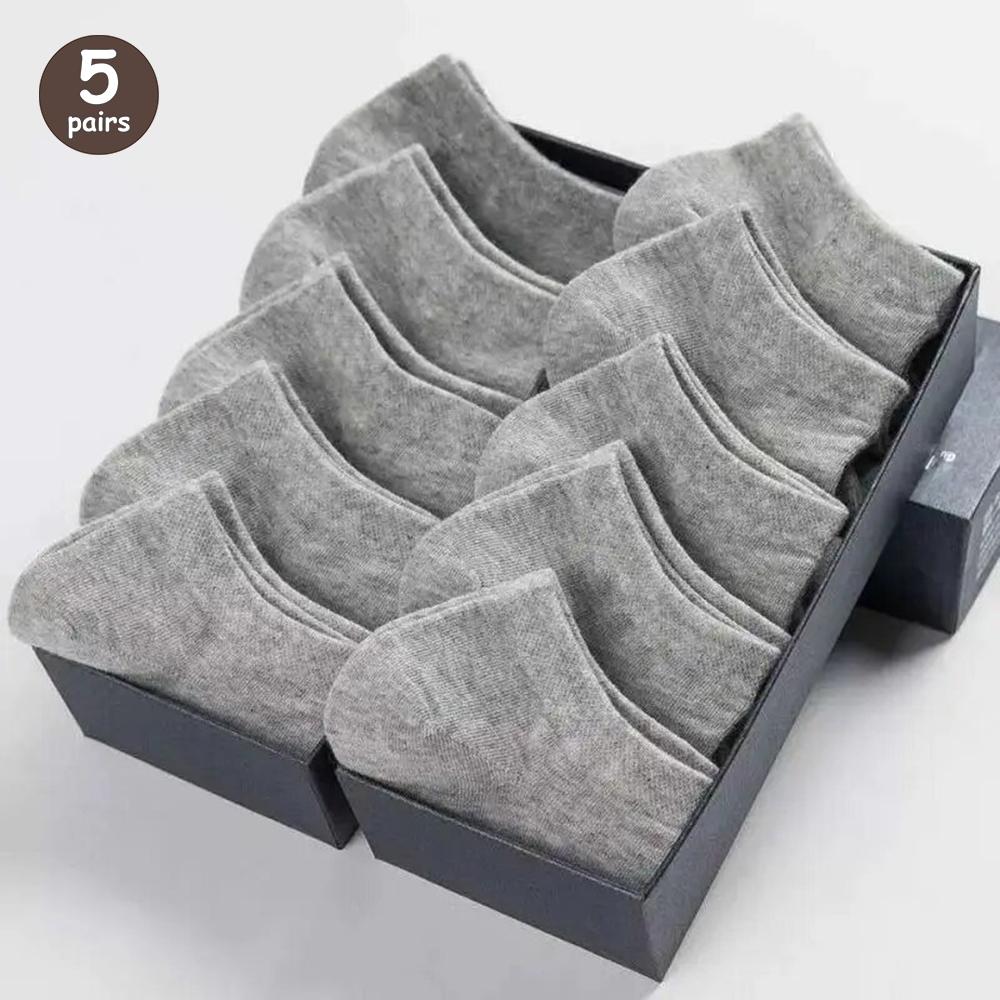 

10/20/30/40/60 Pairs Of Unisex Solid Color Socks Comfy Breathable Soft Sweat Absorbent Socks For Daily And Outdoor Wearing One Size