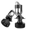 120W Auto Lamp Mini Lens LED H4 Bulbs Headlight for Cars High Beam Low Beam H4 LED Projector Dual Lens Turbo Fan 6000K White