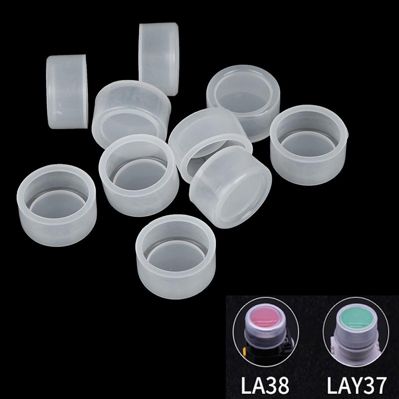 10Pcs Push Button Switch Cap Pbc Applies To 22Mm Mount Lay7 La38 Lay37 Switch