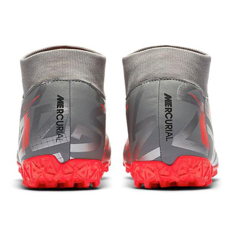 Nike Mercurial Superfly 7 Academy Tf Turf 'Grey Red' Sneakers AT7978-906
