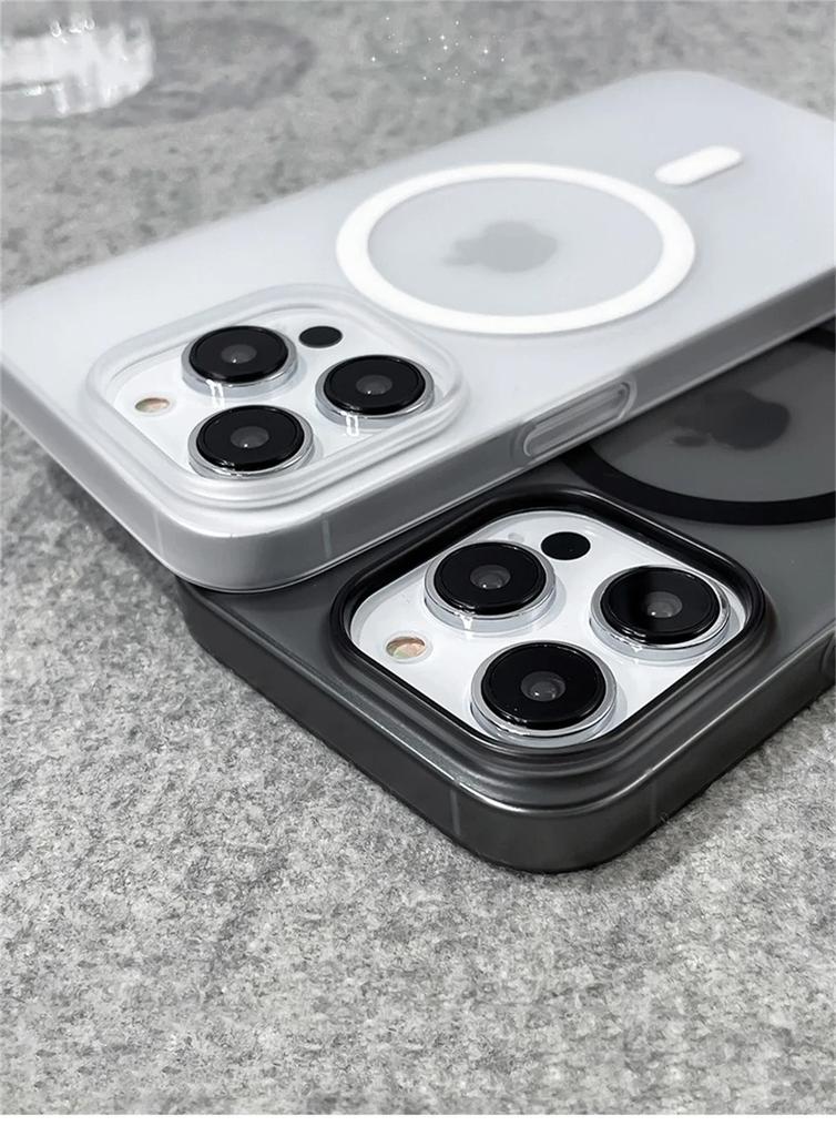 Magnetic Matte Bumper For  Case For For Iphone 1 11 14 13 12 16 Pro Max Plus Ultra Thin Translucent Shockproof Hard PC Cover