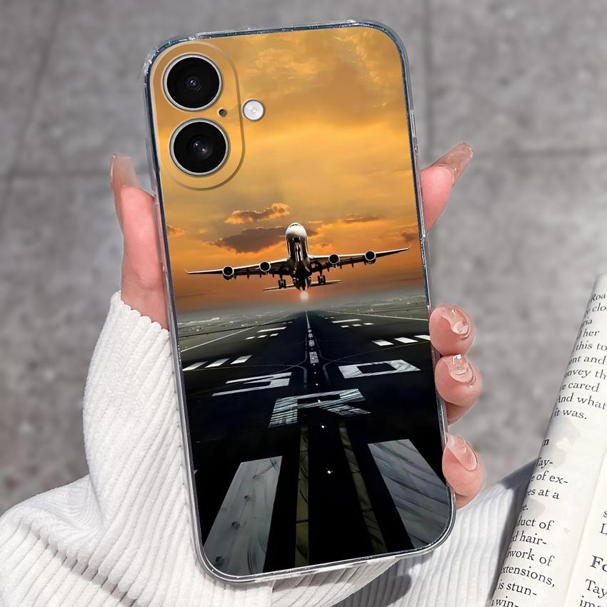 For iPhone 17 Air 16 15 14 13 Pro Max Plus 16e Luxury Clear Phone Case Cute Couple Piggy Pattern Soft Silicone Anti Slip Shell For iPhone Bumper Cover