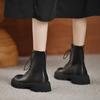 Martin Boots Damen neue Herbst- und Winter kleine dicksohlige Kurzstiefel innen höhenverstärkende Stiefel
