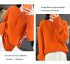 Women's Lace Hooded Knitwear Pullover Sweater - Thickened Autumn/Winter Top