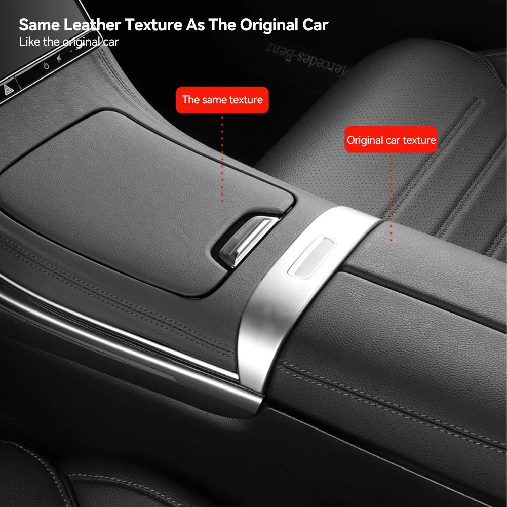 2Pcs/set Car Center Console ABS Panel Cover Trim Panel Frame Interior Modification For Mercedes Benz C W206C260LC200LC300L