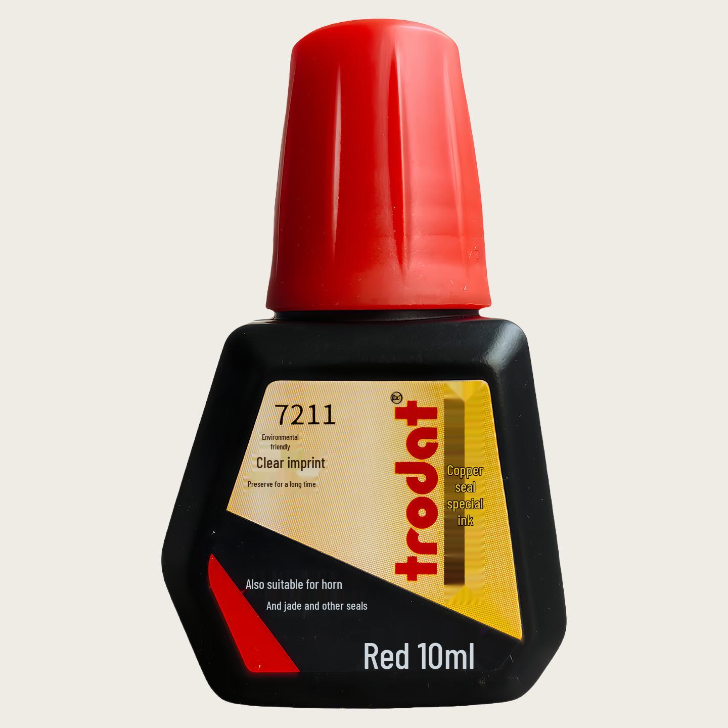 

Специальные чернила Zhuoda 7211 из красной меди для твердой печати, роговой печати и нефритовой печати - Европейская версия для трансграничной торговли.