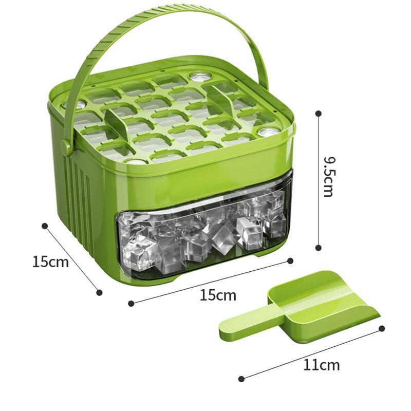 50 Piece Double-layer Easy To Cover Ice Maker, Large Capacity, Reusable Food Grade Ice Mold, Essential for Summer Refrigerators