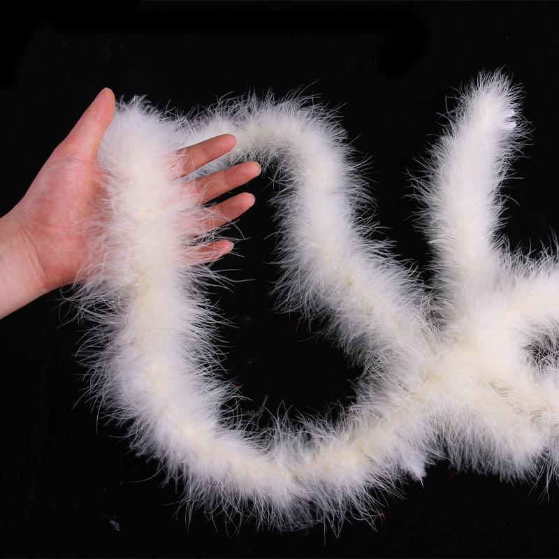 Encrypted Colored Turkey Feather Strips for DIY Decorations & Stage Costumes