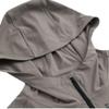 Anta Training Series Solid Color Zip-Up Hooded Sports Jacket Men Jackets Majestic-Gray 152427713-2