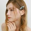 Elegy Stone Square Point Cubic Hairpin A-276