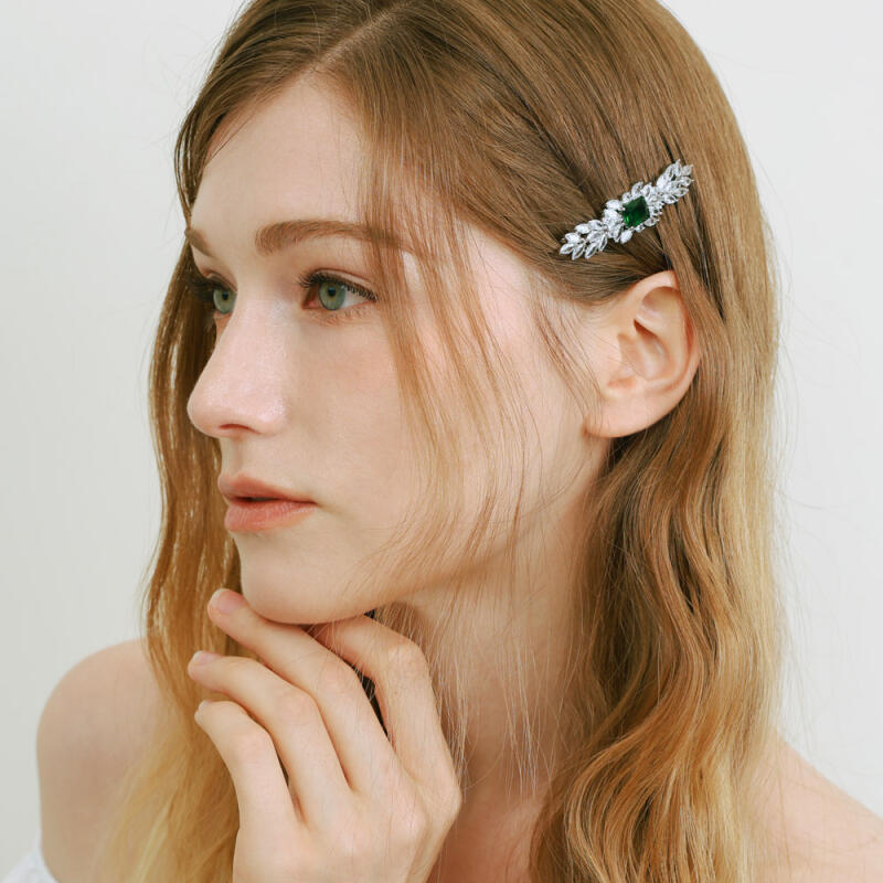 Elegy Stone Square Point Cubic Hairpin A-276