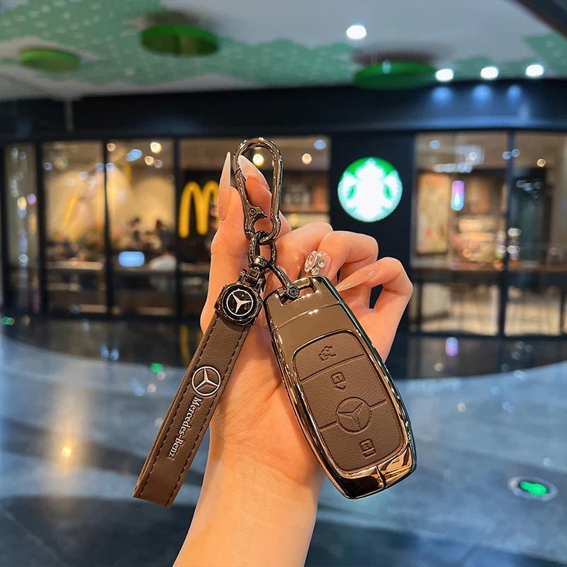 2/3/4 Buttons For Mercedes Benz W177 W205 W213 W222 G63 X167 A C E S G GLS Class Maybach TPU Car Key Cover Case Shell Fob Bag uij8