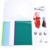 Plastic Heat Shrink Dinks Sheet Rubber Stamp Hot Air Gun Shrinkable DIY Handmade Tool Kit (#02)