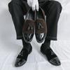 Men Shoes Casual Fashionable Loafers Black and Brown One-foot Light Comfortable and High-end Banquet and Social Shoes Size 38-46