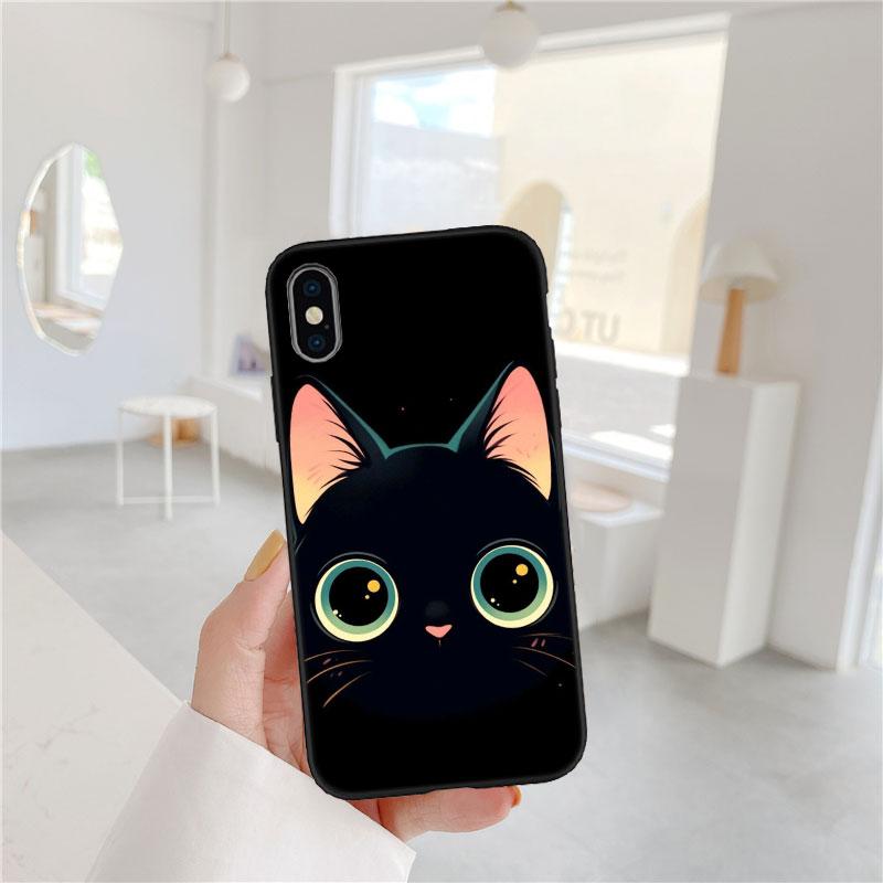 FM15 Cat Kitten Meow Soft Shell Phone Case for Xiaomi Poco C40 C50 C51 C55 C65 C71 C75 F3 F5 F6 F7 M2 M3 Pro Ultra