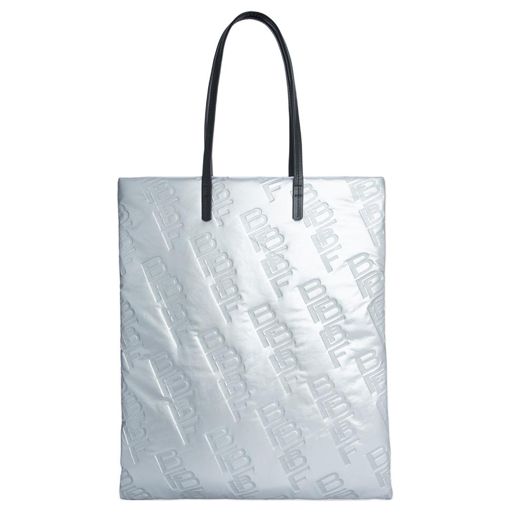 

By Far Slim Printed Casual Tote Bag Shopping Bag Handbag Unisex Tote Bags Silver 23PFSLTOTSVESFLLLAR Basic Set (Bag+Dust Bag)