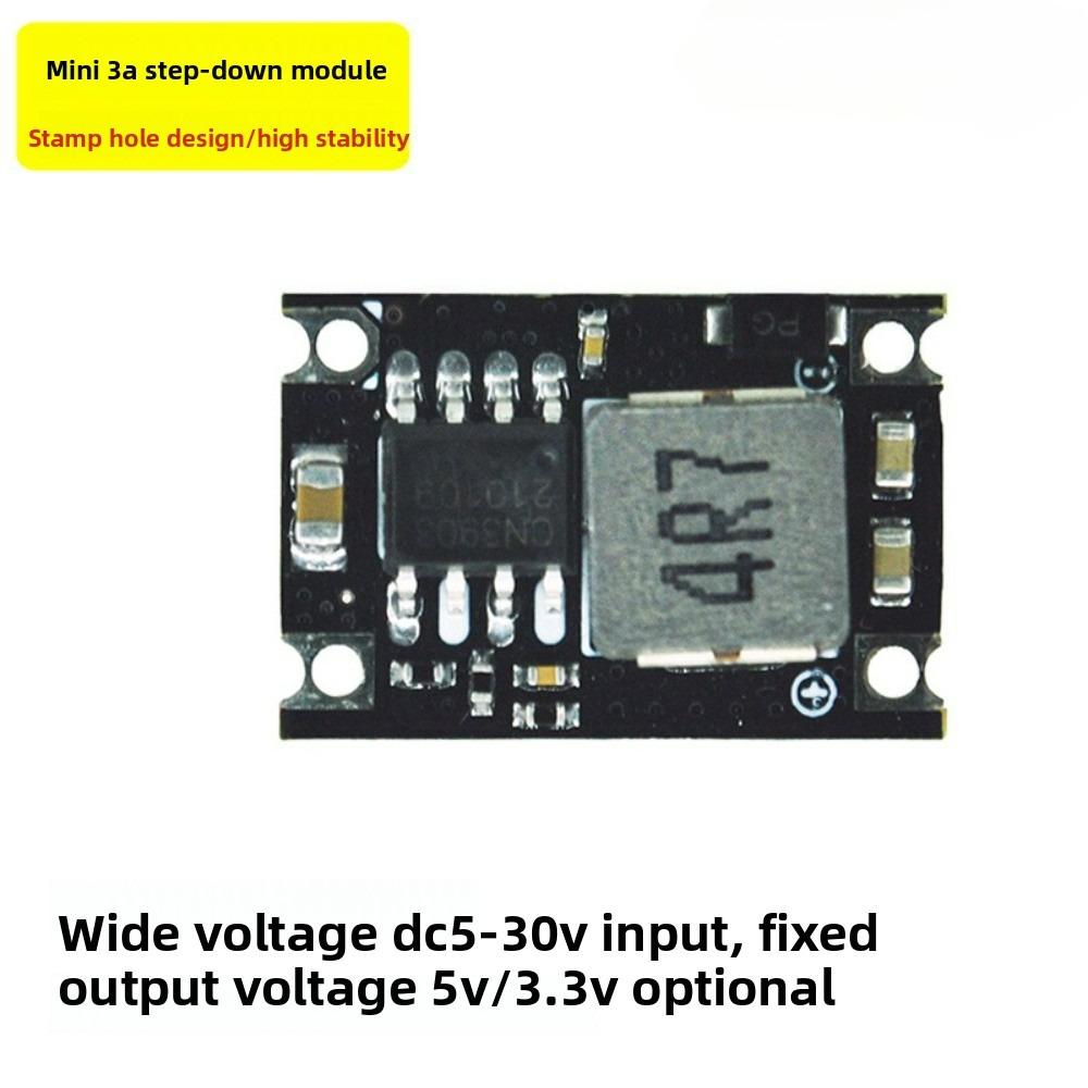 3A DC-DC Buck Converter - Converts 30V/24V/9V/12V To 5V & 3.3V Fixed Output Step-Down Power Module Stable Output & Compact Size