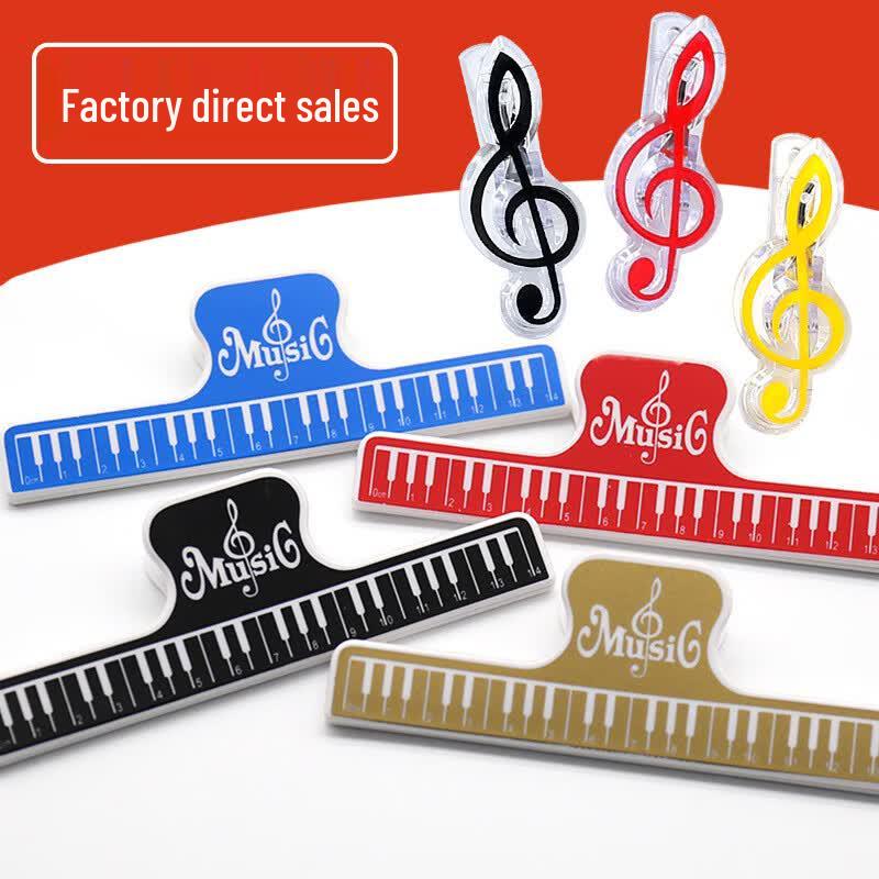 10-Pack Music Score Clip Set
