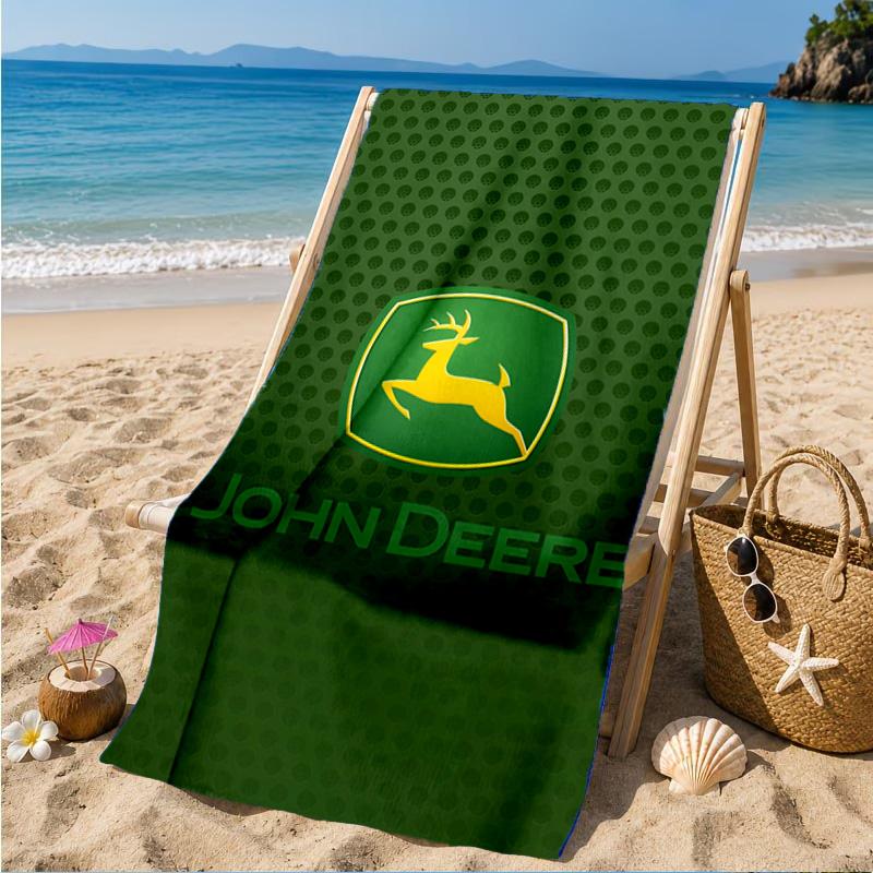 John Deere Design Beach Towel, Quick-drying, Easy to Care for, Suitable for Both Fitness and Beach Vacations,Sports Essential