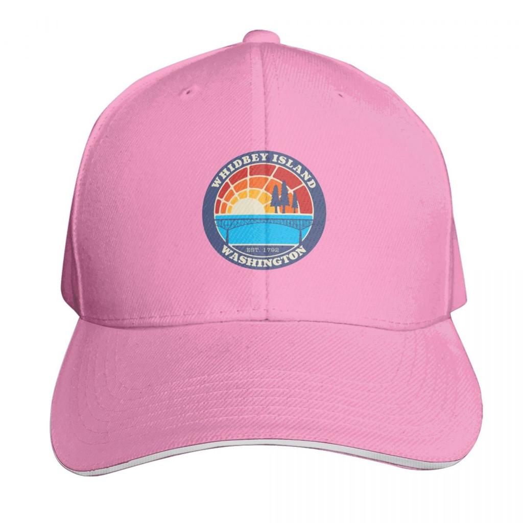 WHIDBEY ISLAND LOGO Baseball Cap Hats for Unisex GentleUnisex Hat Sports Cap Derby Hat Boy Womens