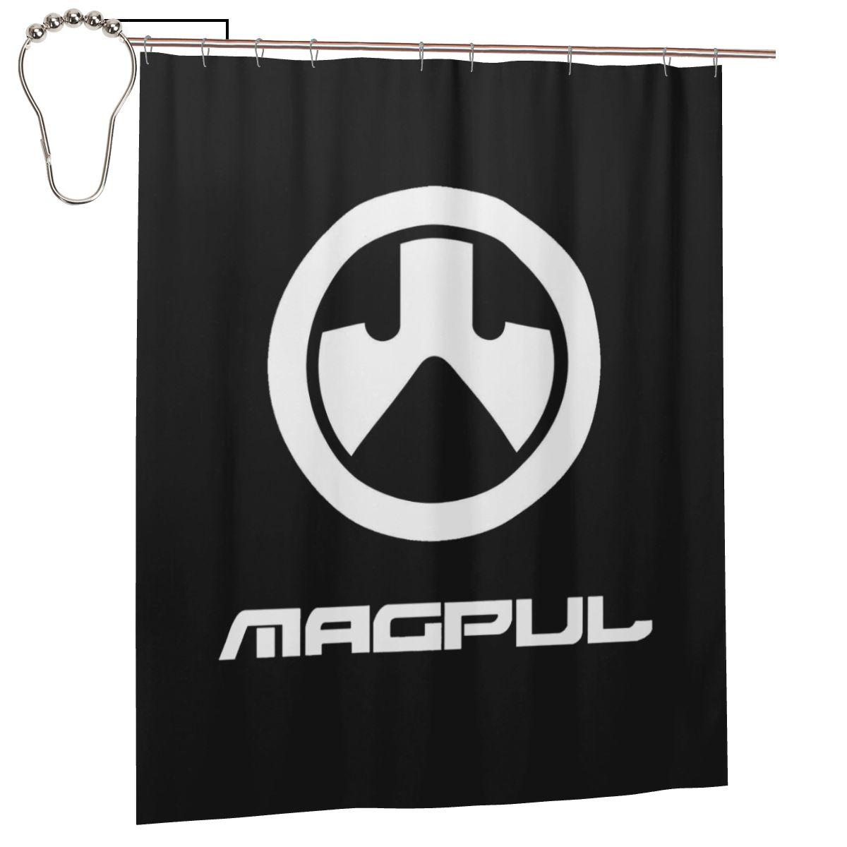 

Magpul Firearms Logo Gun Handgun Pmags Rifles Ar15 M4 M16 Shower Curtain Bathroom Polyester Waterproof Bath Curtains With Hooks W60H190(CM)-1 Pcs