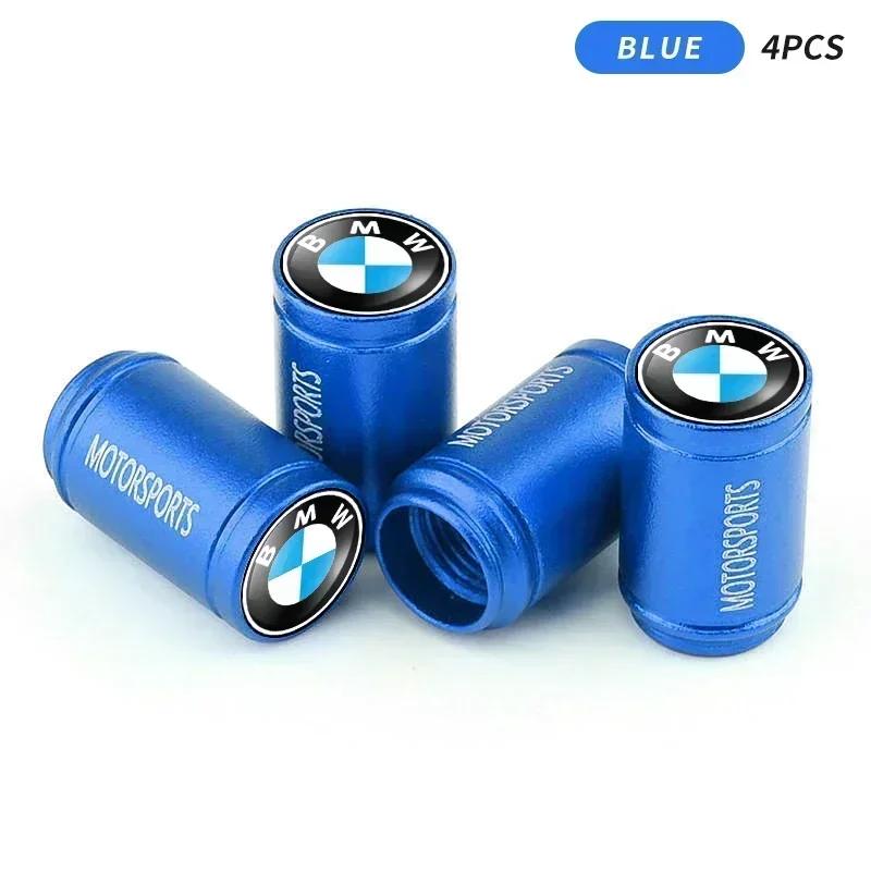 

4PCS Metal Car Tire Valve Caps Decor Dust-proof Auto Sports Emblem For BMW E46 E85 E60 F10 E39 F30 E36 F20 E87 E90 E70 X3 X5