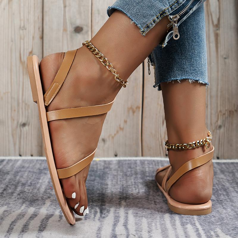 Fashion Thong Sandals Summer Women Flip Flops Weaving Casual Beach Flat Shoes Rome Female Sandal Low Heels Slippers Sandalias Mujer 2025