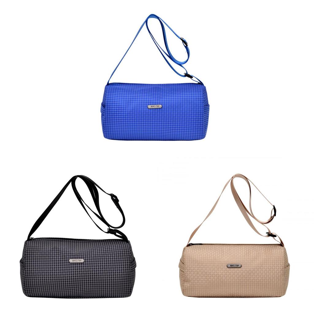 Nylon Casual Crossbody Bag With Colorblock Pattern For Daily Outings And Commuting