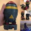 Cutie Depozitare Model Mini Bombă Nucleară Rachetă Figurină Rășină Retro Artizanat Artă Desktop Cadou Ornamente Birou Masă Decor Cameră Casă