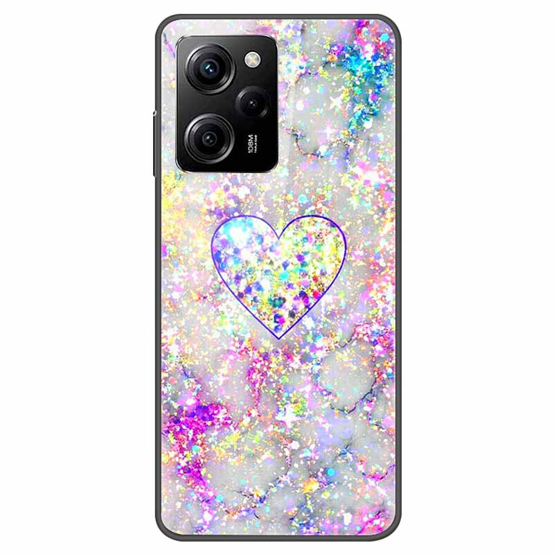For Redmi Note 12 Pro Case Redmi Note12 5G Tempered Glass Hard Back Cover For Redmi Note 12 Pro Plus 5G Coque Starry Sky Case