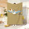 Hit Anime N-Nils H-Holgerssons Throw Lightweight 240G Flannel Blanket Soft Skin-Friendly For Summer Cooling