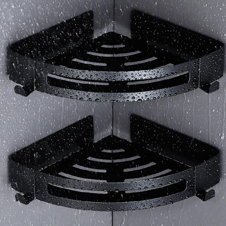 Bathroom Shower Storage Shelf Wall Mounted Shampoo Holder Punch/Punch-free